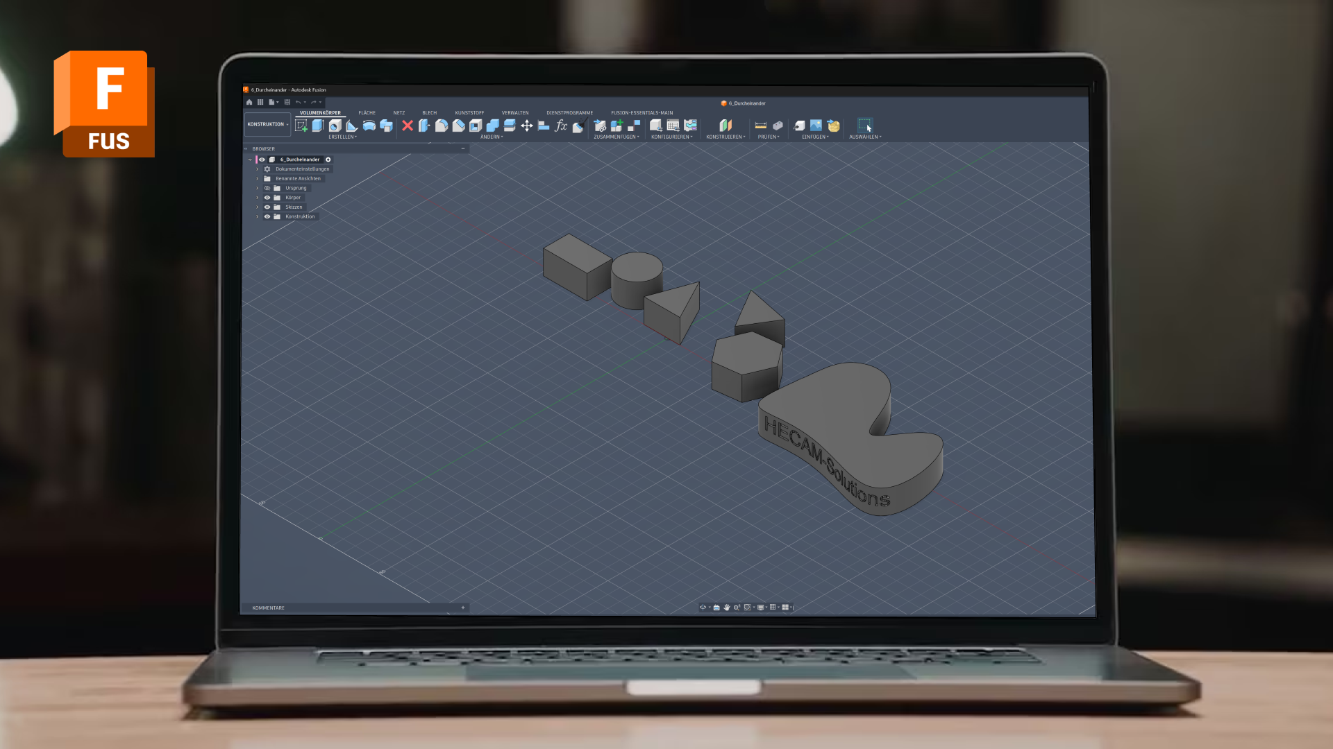 Fusion 3D Konstruktion